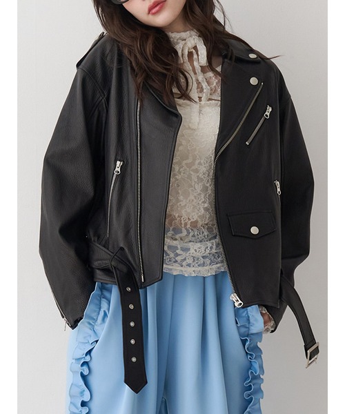 jouetie（ジュエティ） レザージャケット ライダース 「PosTokyo」real