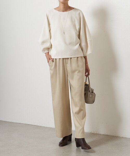 BEARDSLEY（ビアズリー） パンツ デニム風トラックバギー レディース