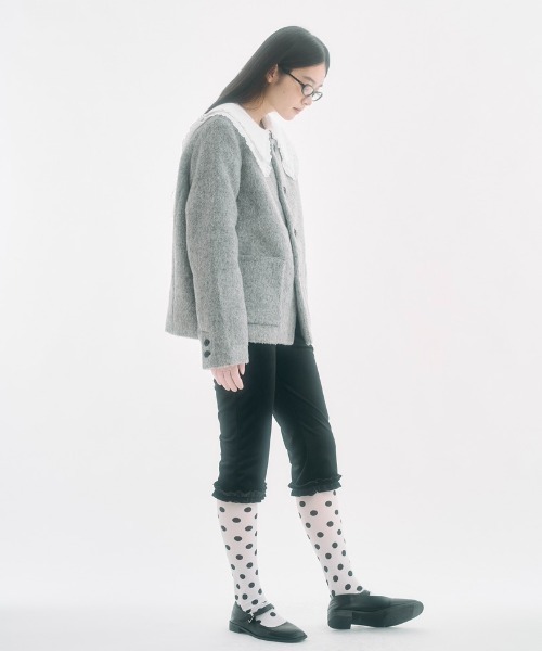 FEKETE（フェケテ） ジャケット ノーカラージャケット no collar wool