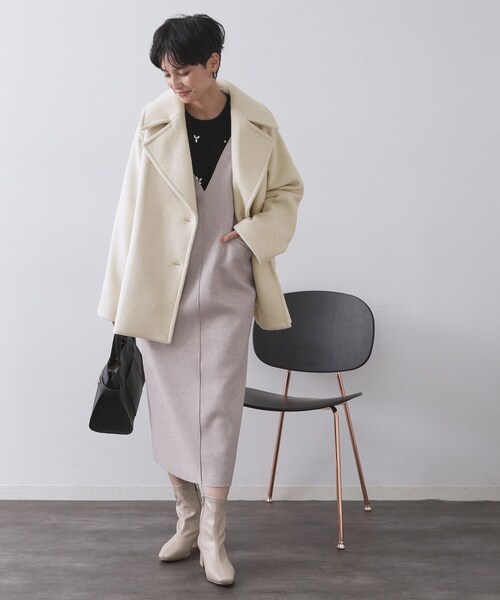 OPAQUE.CLIP（オペークドットクリップ） ピーコート pコート カシミヤ