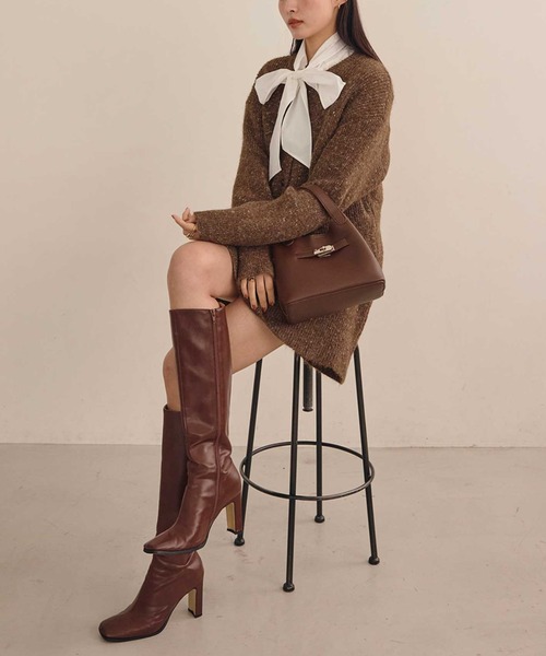 ACYM（アシーム） ブーツ Betty skinny ロングブーツ レディース