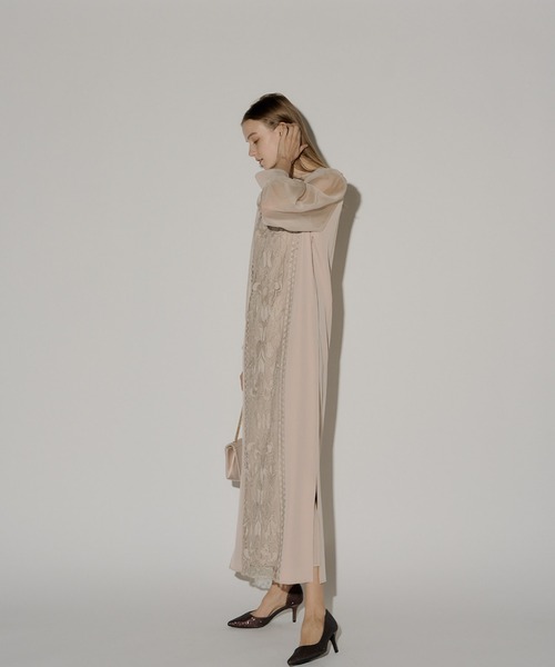 LE'RURE ドレス Jacquard lace pencil dress : ZOZOTOWN Yahoo!店