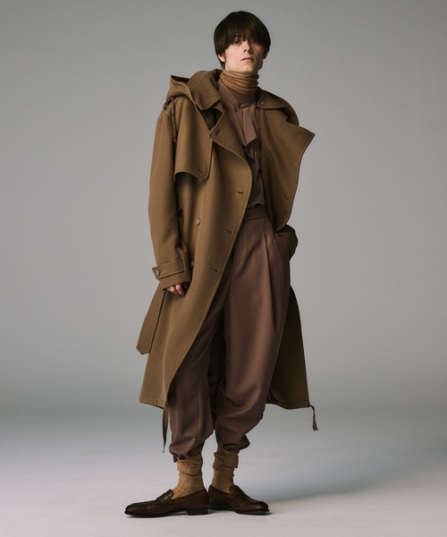 ATO（アトウ） トレンチコート コート MILITARY TRENCH HOOD COAT
