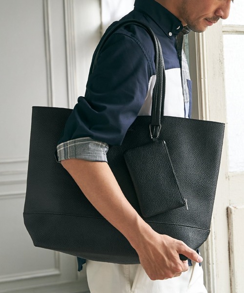 ikka（イッカ） トートバッグ シュリンクトートバッグ メンズ