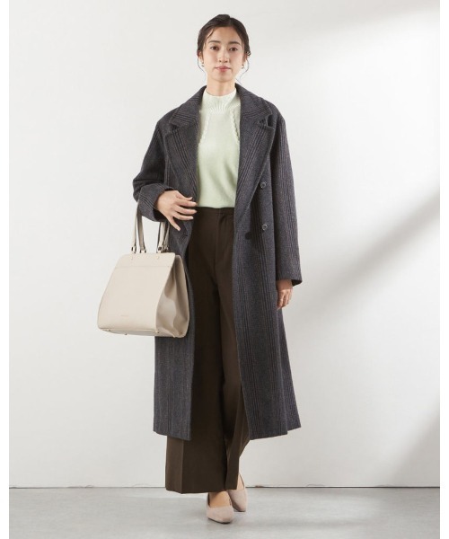 SUIT SELECT コート チェスターコート ダブルブレストロングチェスター