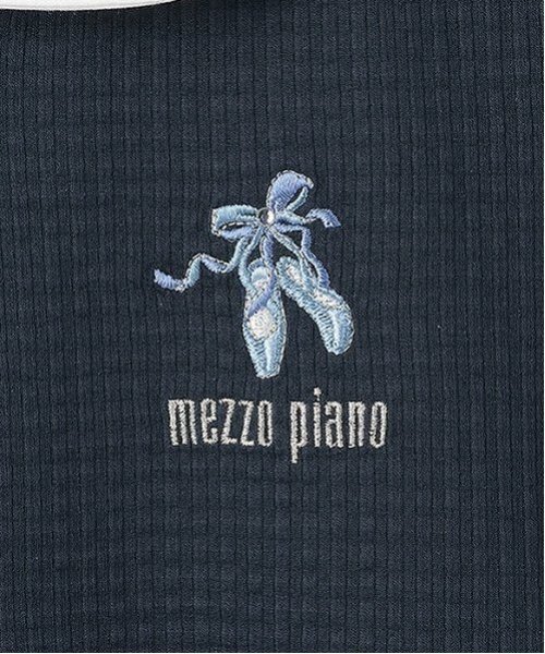 mezzo piano ワンピース 「バレエ」セーラーカラーギンガムチェック前