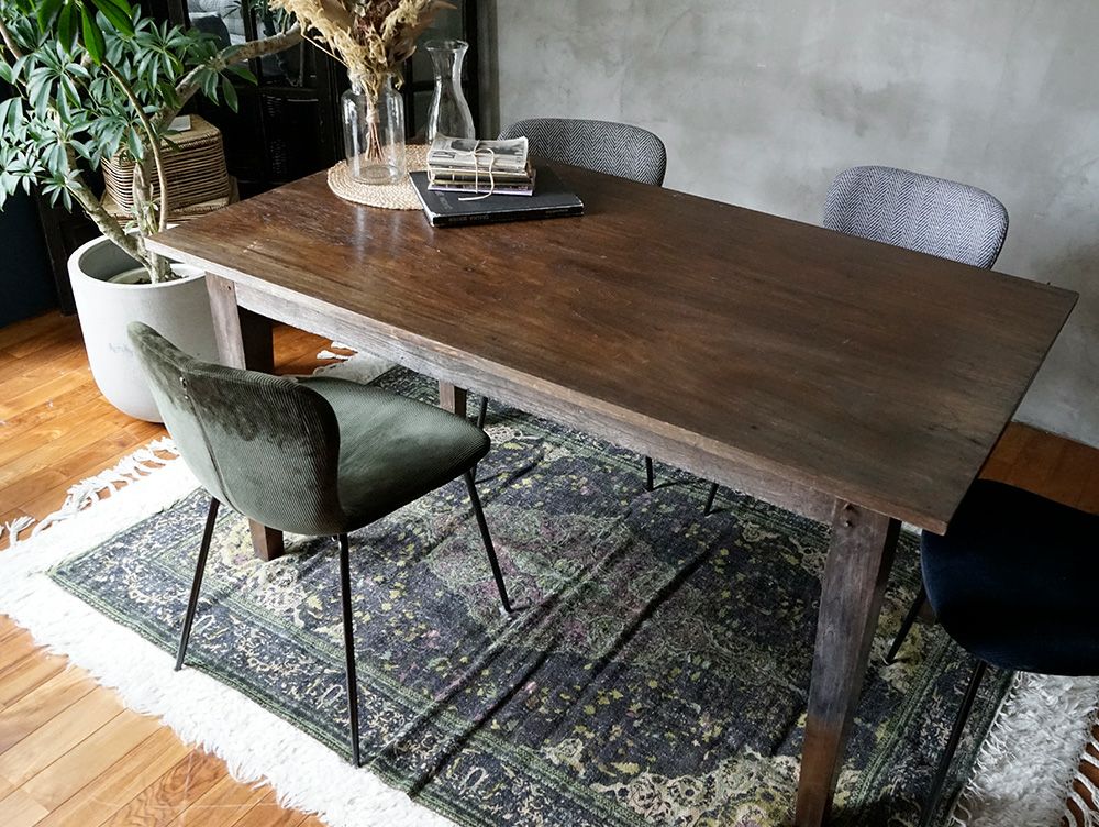 ジップ デザイン チェア コーデュロイ - a.depeche(アデペシュ)