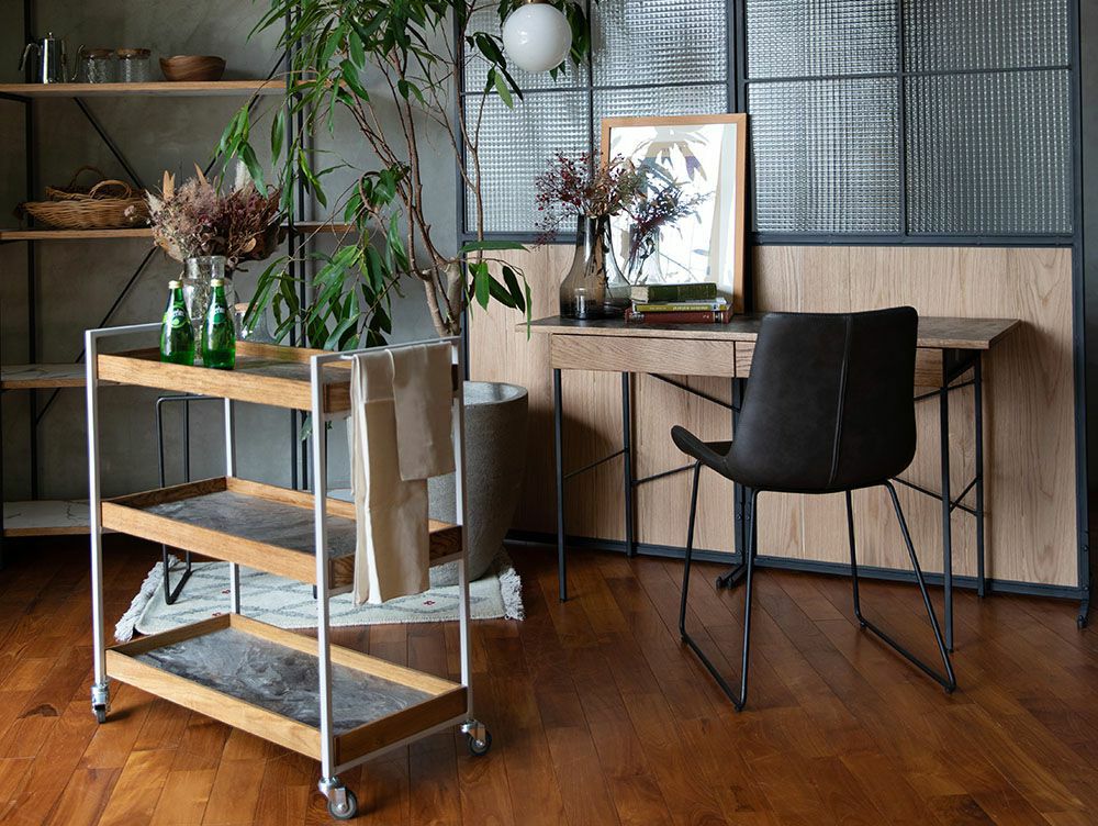 クーポン対象】ポル デスク 1200 ワイド マットブラック - a.depeche