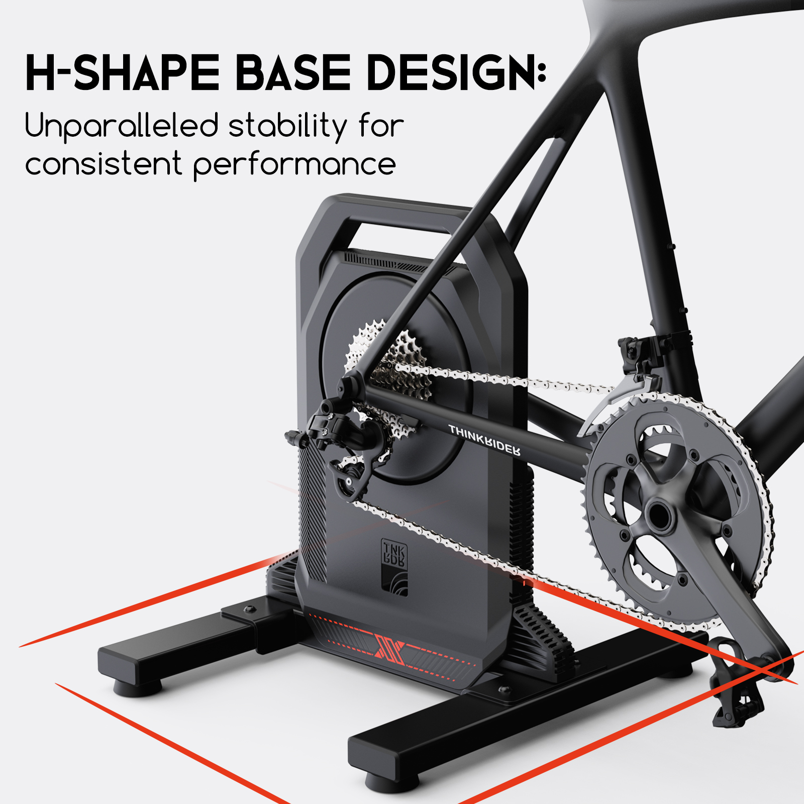 ThinkRider XXPRO ダイレクトドライブ スマート バイク トレーナー