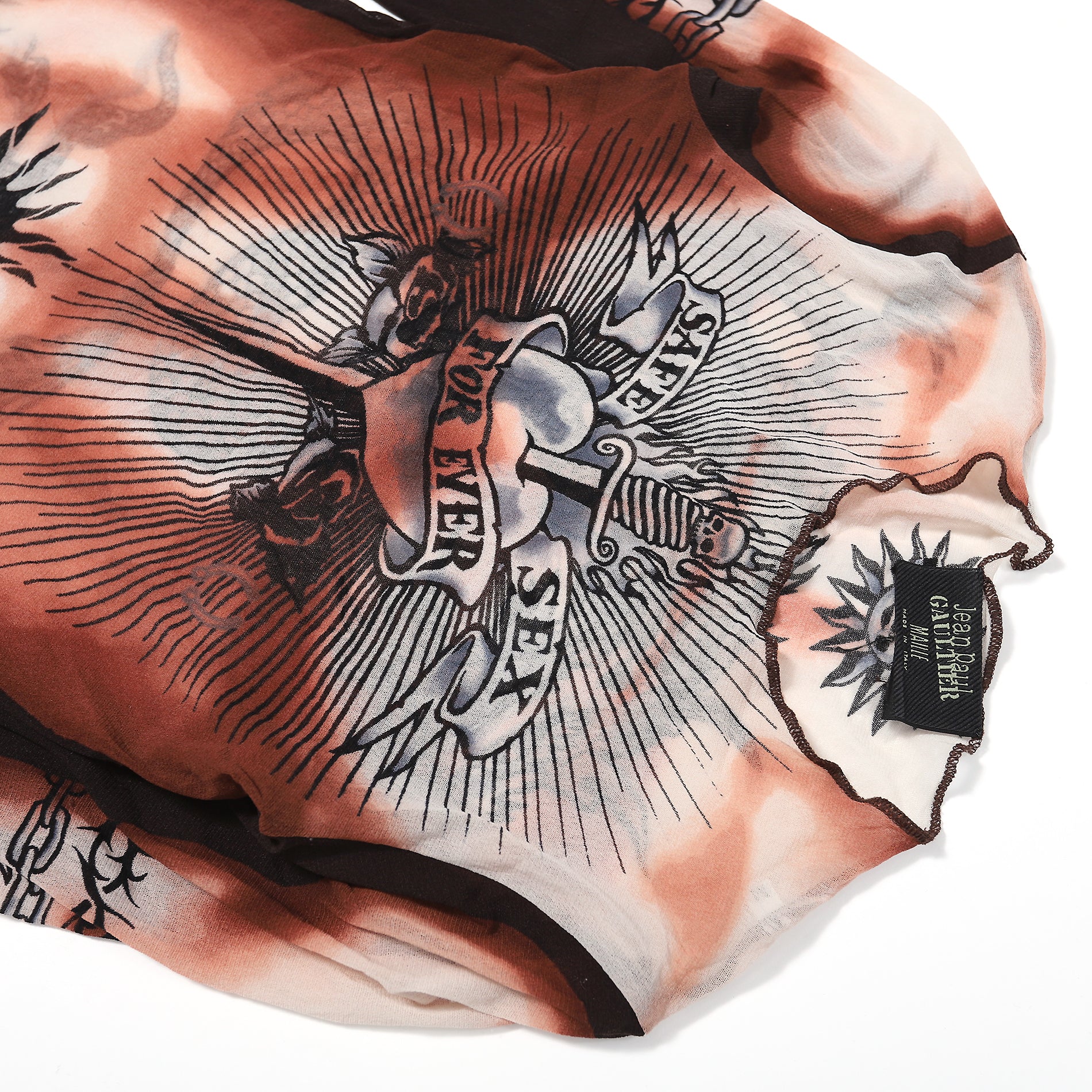 Jean Paul Gaultier SS96 Safe Sex Forever Mesh Top - Ākaibu Store