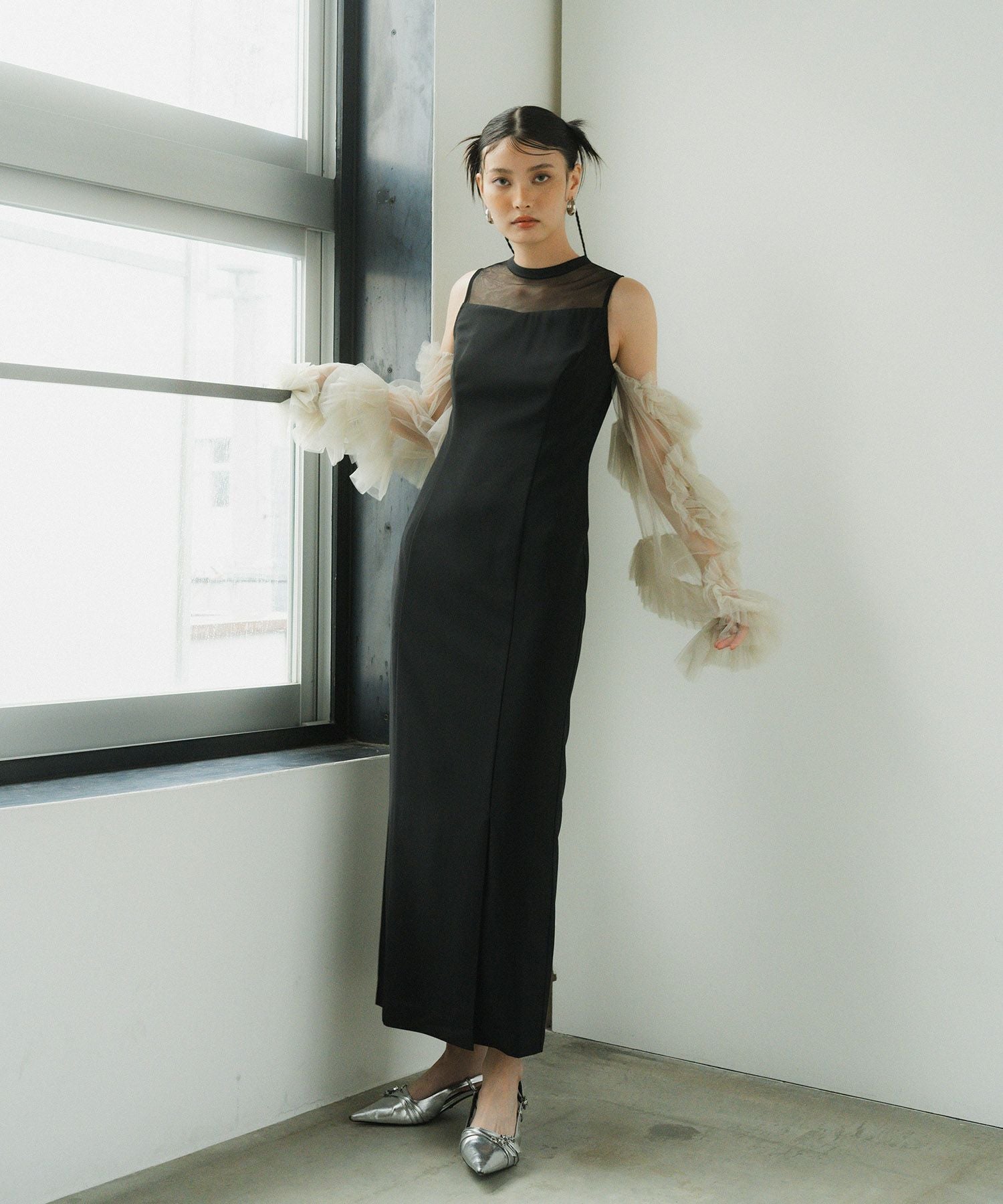 detached sleeve dress | ANDRESD