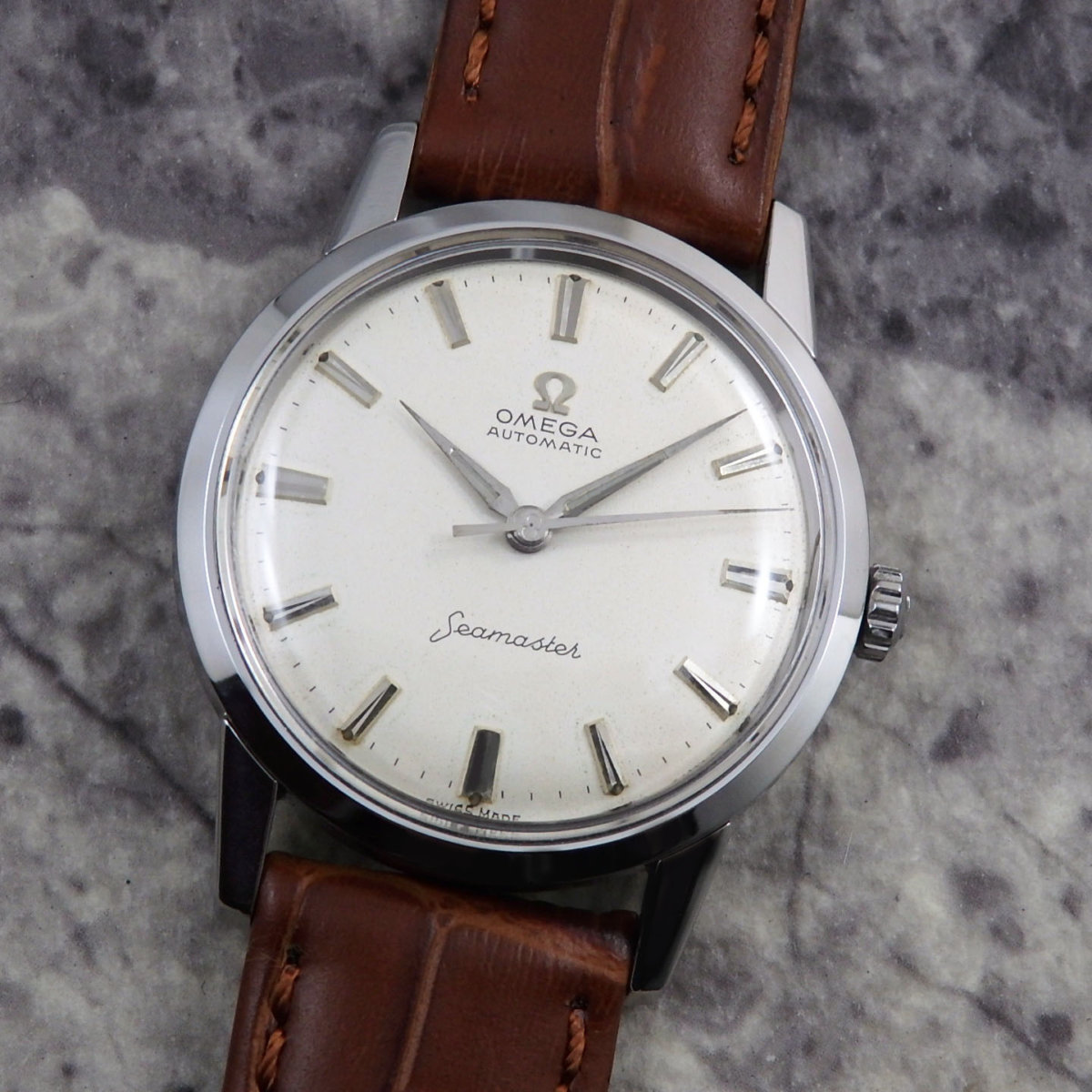 OMEGA 60's アンティーク 腕時計 Seamaster 希少 アルファハンド