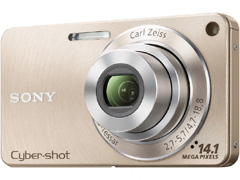 ソニー、“スイングパノラマ”とHD動画対応の「サイバーショットDSC-W350