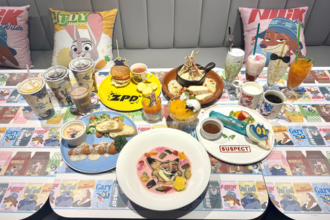 ズートピア 2」OH MY CAFEの店内やメニュー、グッズを撮り下ろし