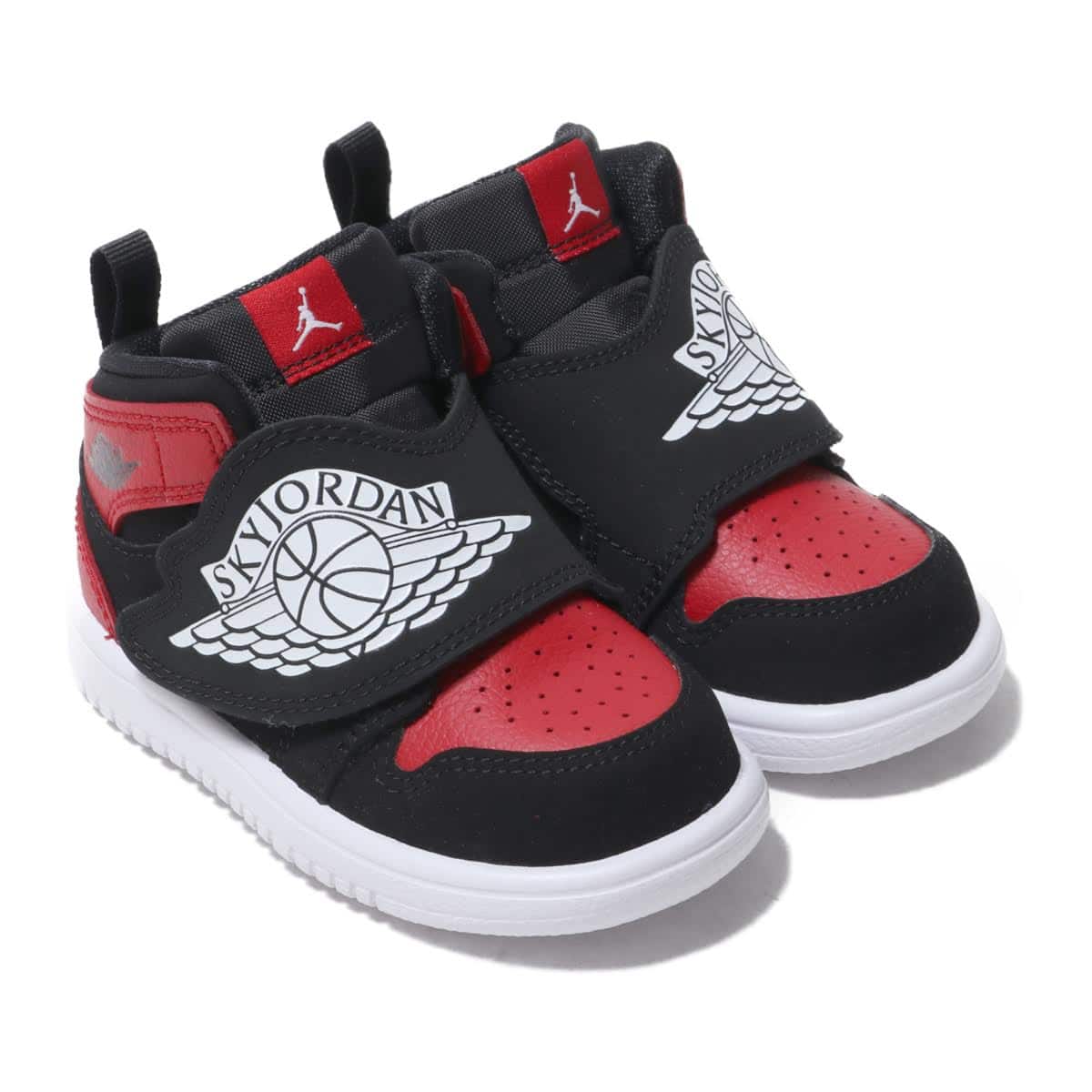 JORDAN BRAND SKY JORDAN 1(TD) BLACK/WHITE-GYM RED 21HO-S