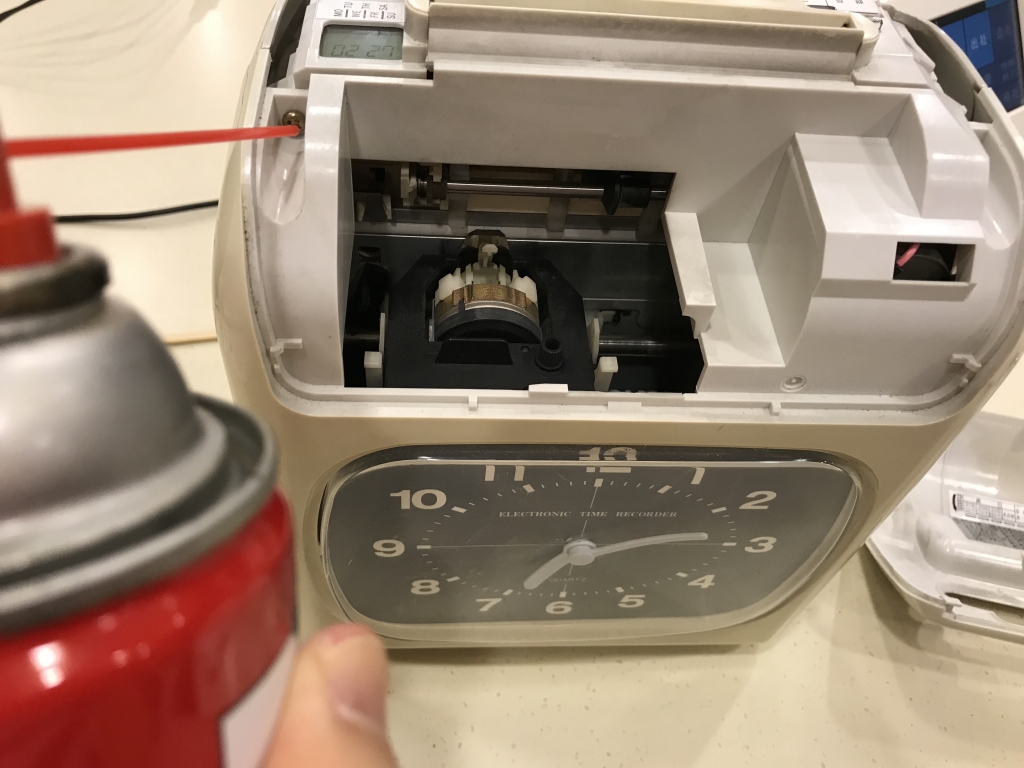 タイムレコーダーを分解してみる（アマノ製BX2000） | TeamSpirit専用