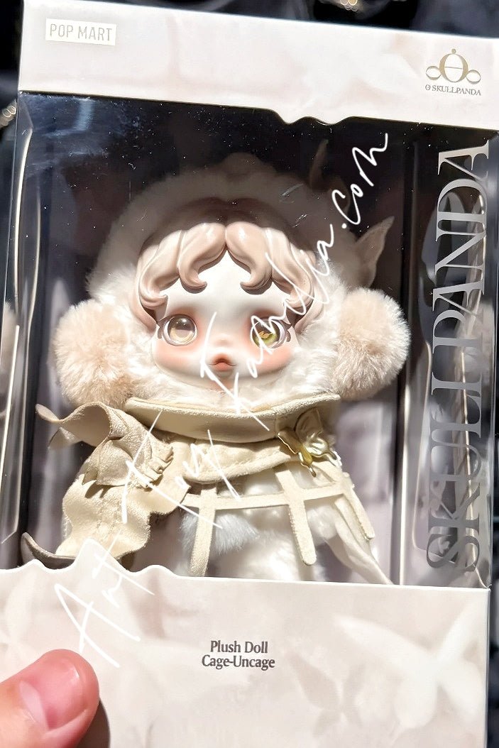 POP MART Skullpanda Cage-Uncage Plush Doll – Art Toy Familia