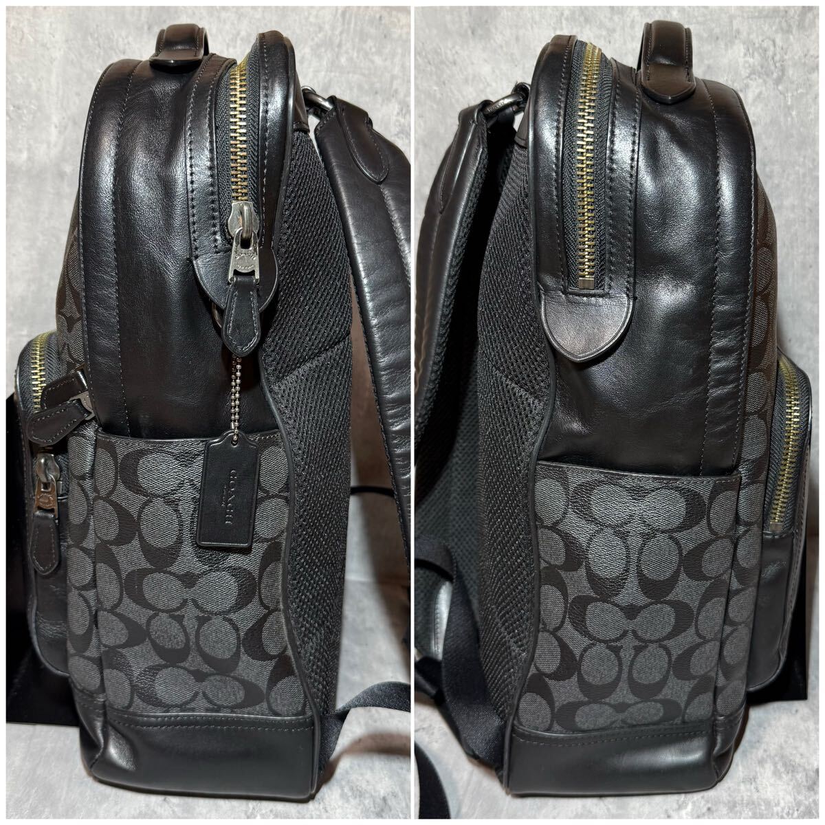 ☆極美品/大容量☆ COACH コーチ リュック バックパック シグネチャー