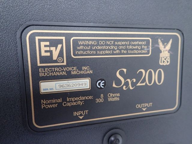 高額買取実施中!!】Electro Voice EV SX200 PAスピーカー ペア