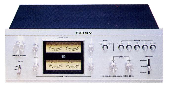 SONY SQD-2010の仕様 ソニー