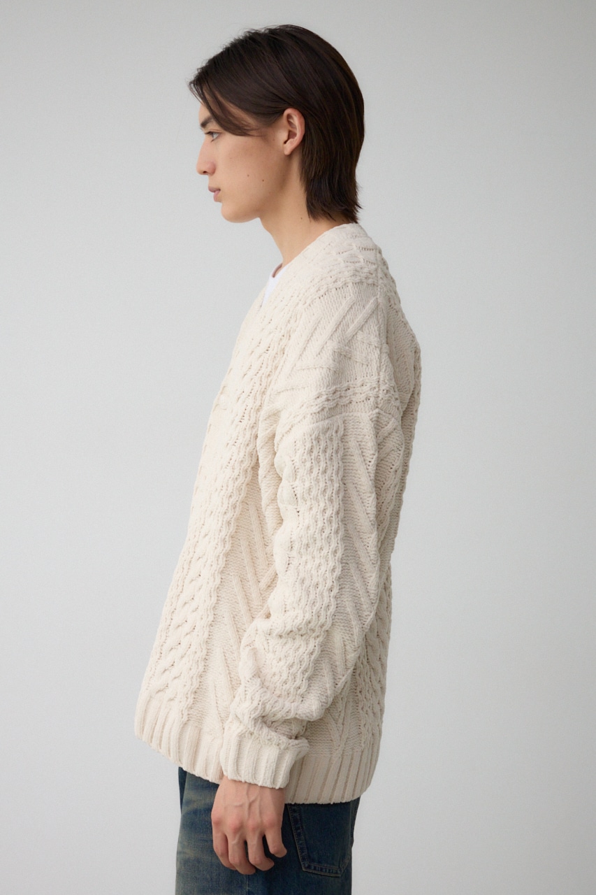 シェニールカーディガン｜MEN｜251HAB70-030I｜AZUL BY MOUSSY