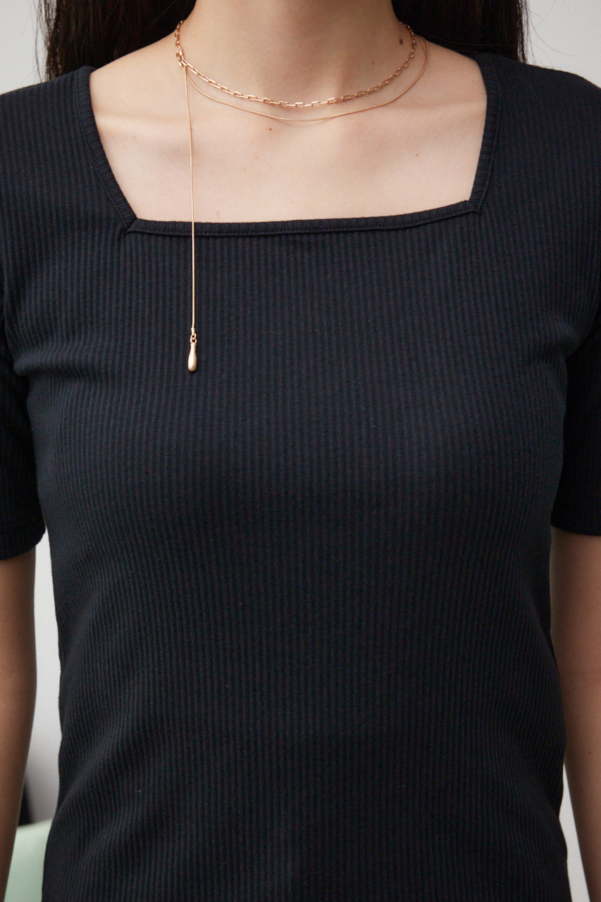 2WAYリブトップス｜WOMEN｜250HSF80-332D｜AZUL BY MOUSSY（アズール