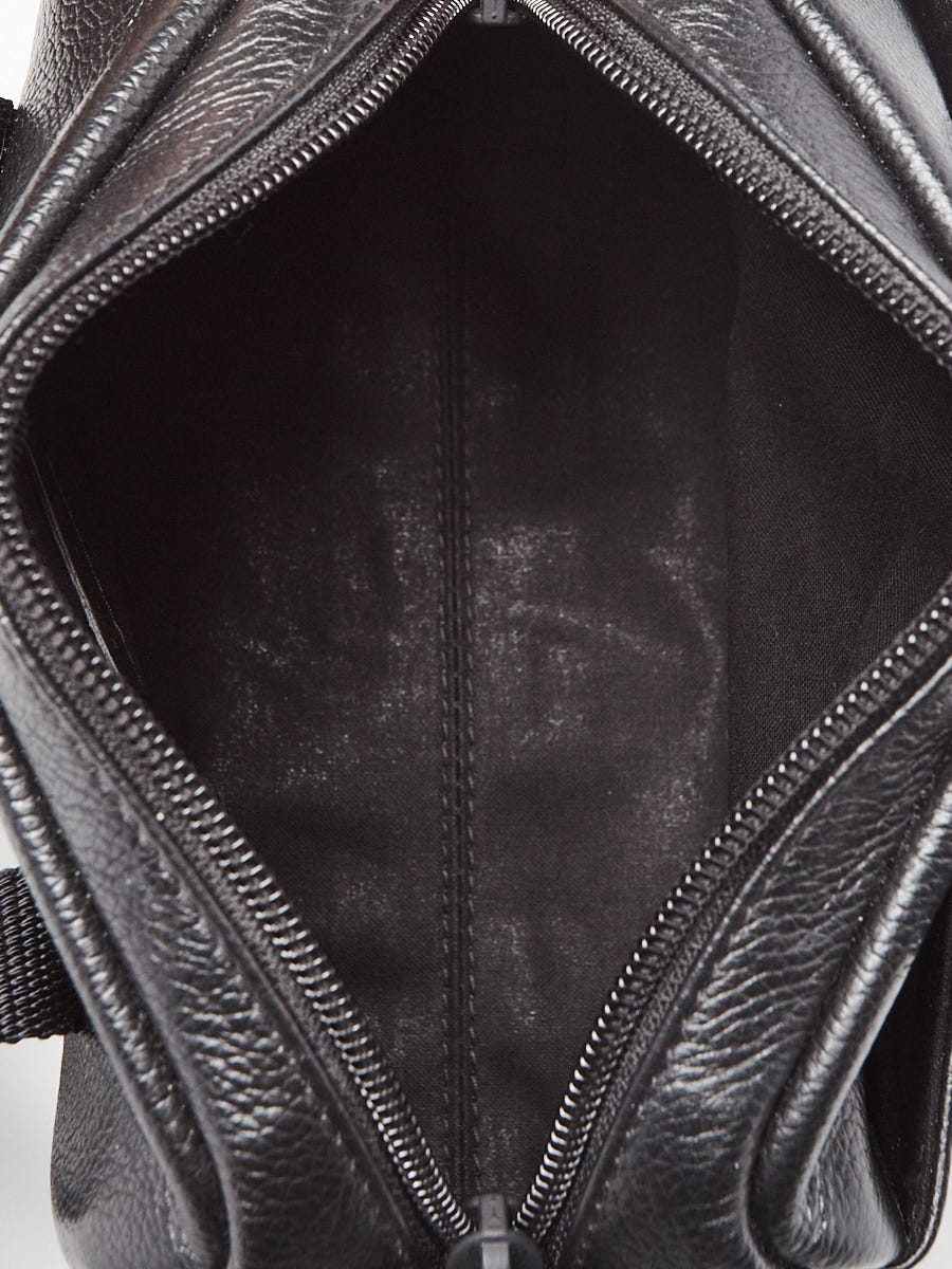 Balenciaga Black Leather Explorer XS Duffle Bag | Yoogi's Closet