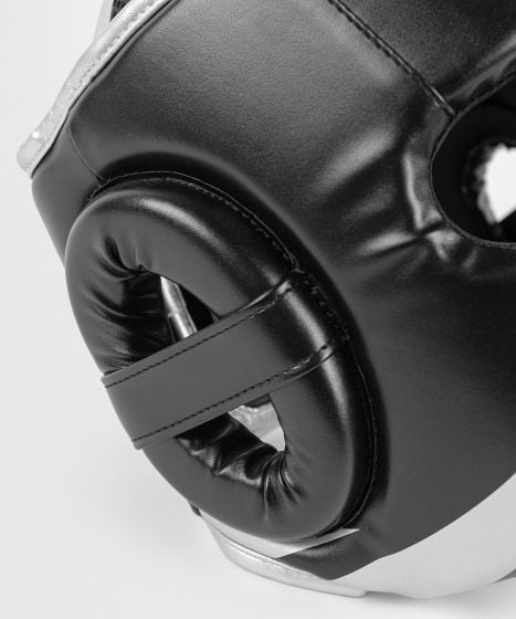 Venum Challenger ヘッドギア - ブラック/シルバー | BEEST