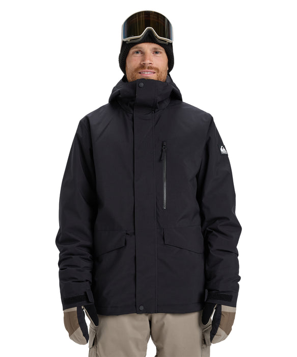 QUIKSILVER メンズ MISSION SOLID JK スノージャケット 10,000mm/5,000