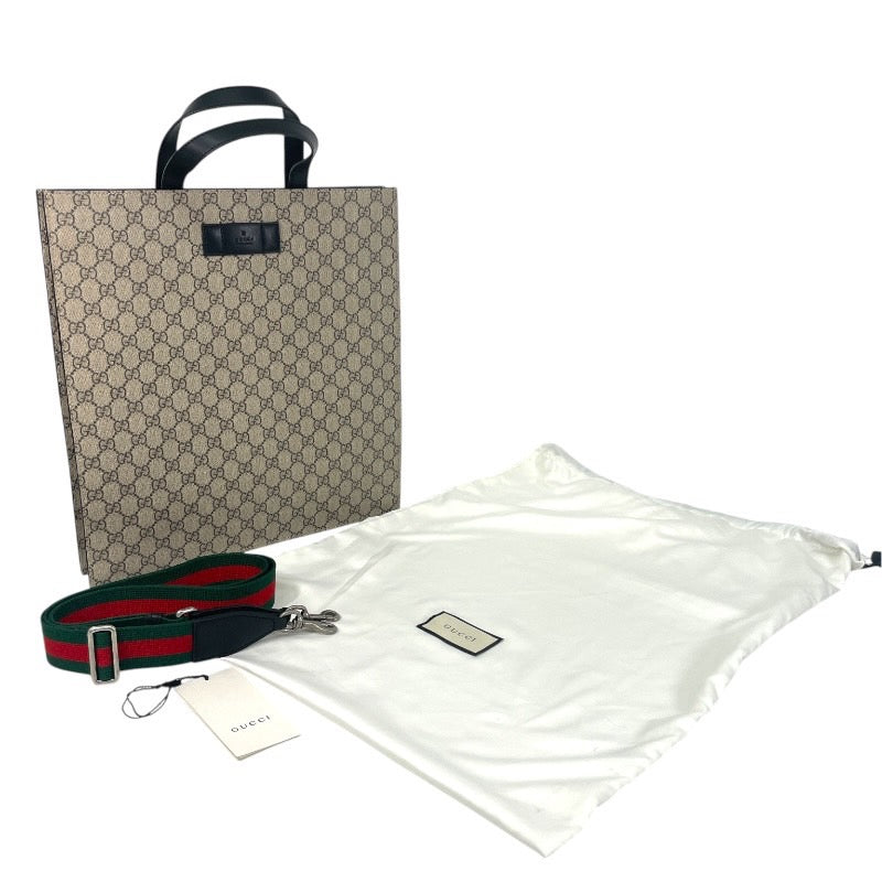 GUCCI】グッチ GGスプリーム 2WAYバッグ 456217 トートバッグメンズ GG