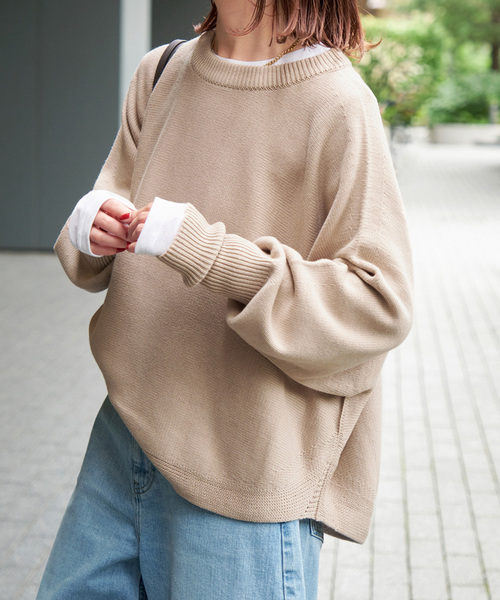 Spick & Span（スピックアンドスパン）の「バルキーヤーン ドルマン