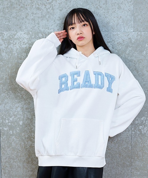 セール】ボアアップリケ裏起毛パーカ（パーカー）｜LOVETOXIC