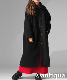 ボアコート ロング」に該当するブラック/黒色系のファッション通販