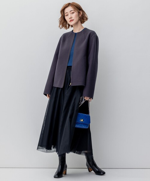 23区（ニジュウサンク）の「ウールリバー ショート ブルゾン（ノー