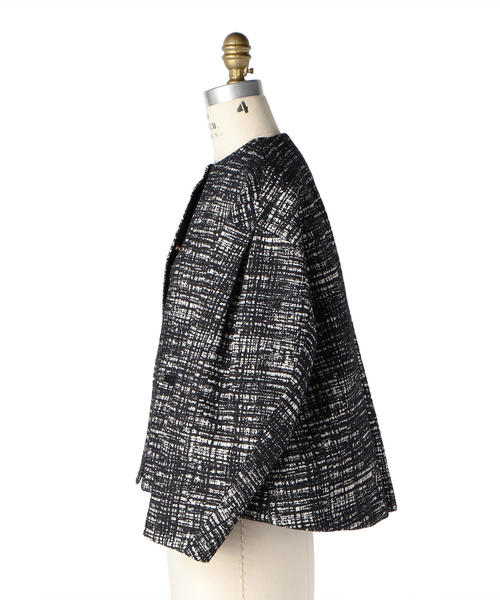 Drawer（ドゥロワー）の「Drawer ジャカードノーカラージャケット