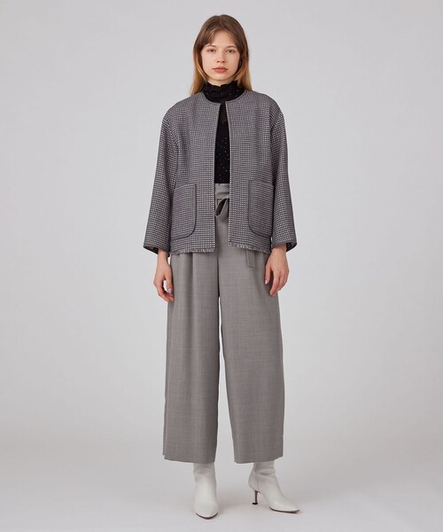 BALLSEY（ボールジィ）の「ワッフルツイード ノーカラージャケット