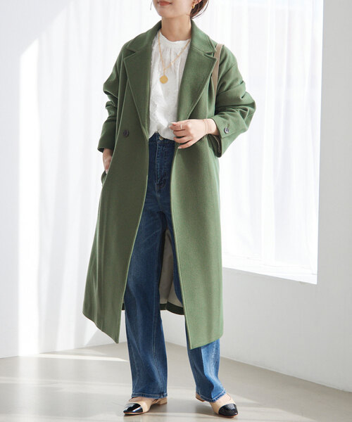 SLOBE IENA（スローブイエナ）の「ダブルブレストカラーコート（その他