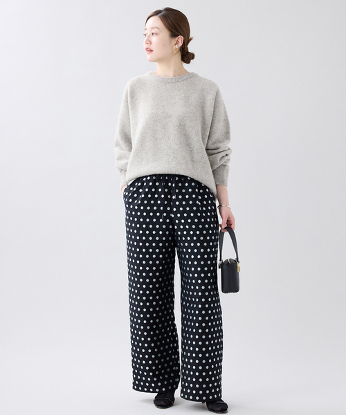 IENA（イエナ）の「《追加》POOGINOOK WOOL クルーネックラグランプル