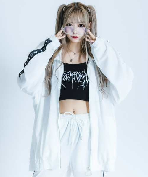 REFLEM（レフレム）の「『REFLEM/レフレム』ロゴテープベロアジャージ