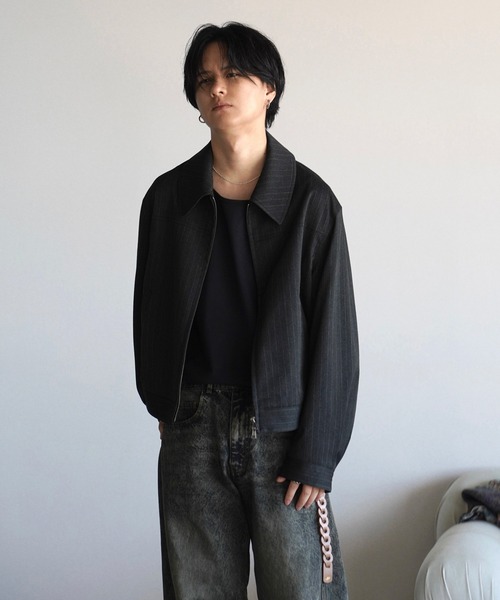 TECH WOOL GABARDINE ZIP BLOUSON【SET-UP】（ブルゾン）｜WYM LIDNM