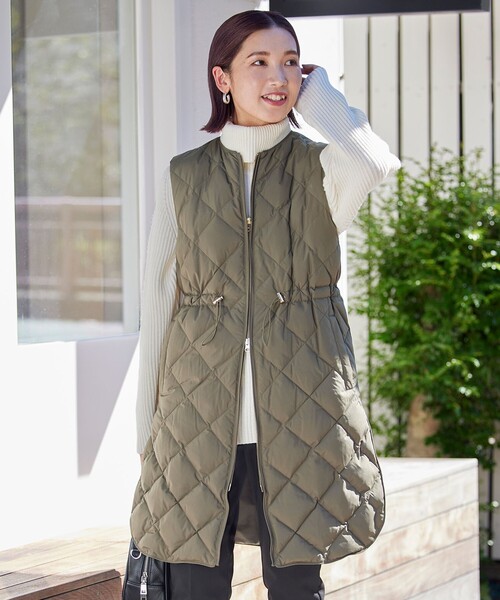 UNFILO（アンフィーロ）の「【TAION×UNFILO 】キルティングダウン ジレ