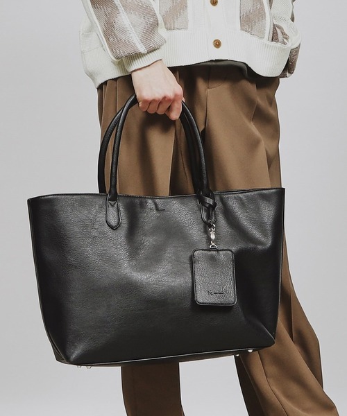 レザー調トートバッグ（トートバッグ）｜tk.TAKEO KIKUCHI（ティーケー
