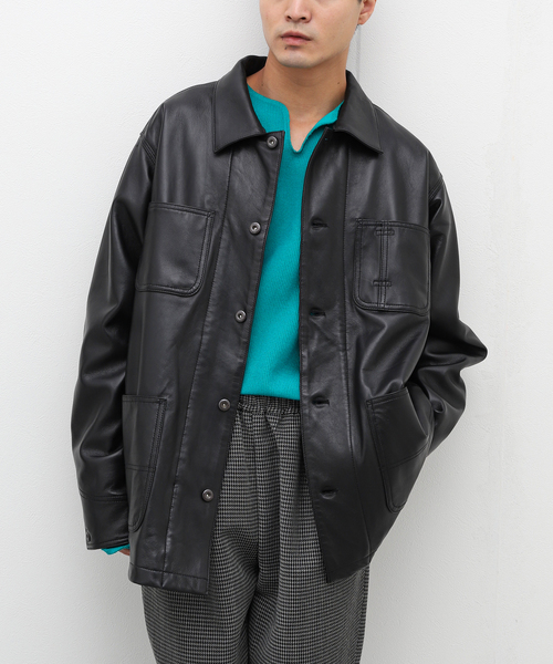schott（ショット）の「【Schott / ショット】LAMB LEATHER COVERALL