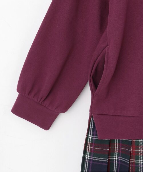 セール】チェックレイヤード風ワンピース（ワンピース）｜ANNA SUI