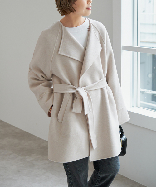 Spick & Span（スピックアンドスパン）の「110sリバーポンチョ風コート