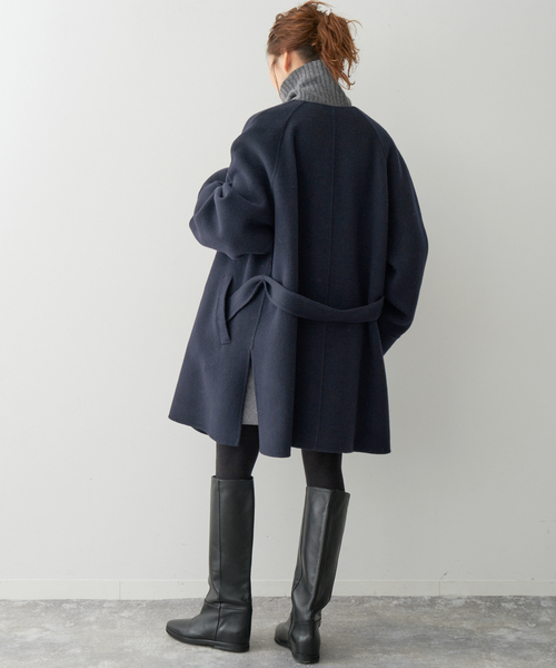 Spick & Span（スピックアンドスパン）の「110sリバーポンチョ風コート