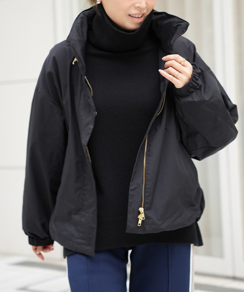 セール】WASHED STAND ZIP ブルゾン（その他アウター）｜Deuxieme