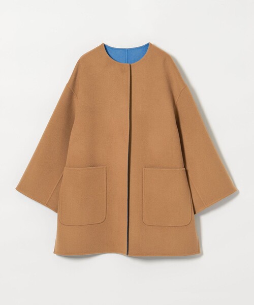 バイカラー リバー ミドルコート（ノーカラーコート）｜UNITED ARROWS