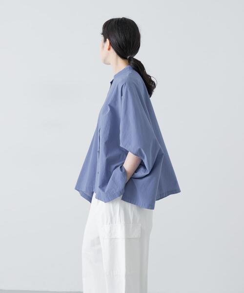 かぐれ（カグレ）の「コットンスクエアポンチョシャツ（シャツ