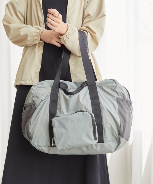 TRIP.INN】2WAYポケッタブルボストンバッグ（ボストンバッグ）｜cross